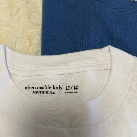 Abercrombie & Fitch Men's Short Sleeve Tee Set - White, Blue, Gray, Black - Picture 6 of 9